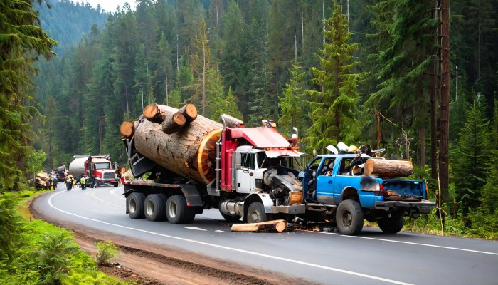 Logging Truck Accident Settlement Calculator | Estimate Your Claim